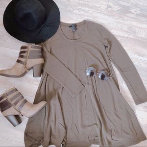 Long sleeve t-shirt dress